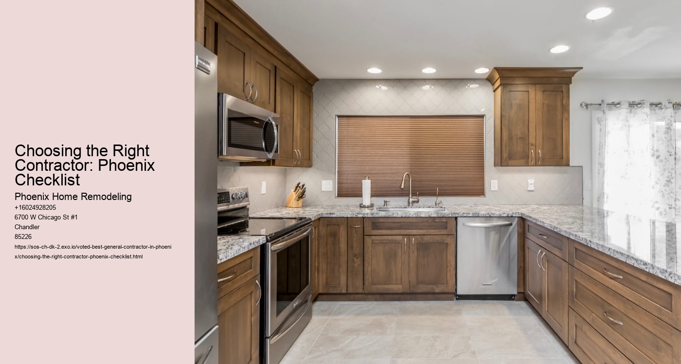 Choosing the Right Contractor: Phoenix Checklist